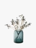LSA International Dapple Vase/Lantern, H16cm, Water Blue