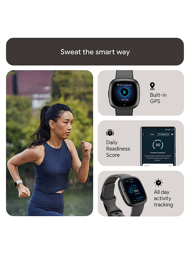 Buy Fitbit Sense 2 Health and Fitness Smartwatch with Heart Rate Monitor Online at johnlewis.com