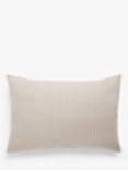 John Lewis Matka Silk Stripe Rectangular Cushion, Natural