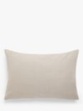 John Lewis Matka Silk Stripe Rectangular Cushion, Natural