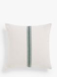 John Lewis Iso Stripe Cushion, Rosemary