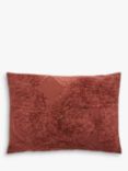 John Lewis Splice Geometric Cushion, Red