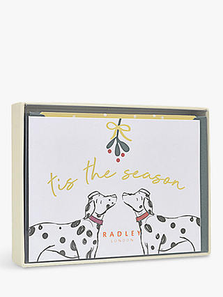 Radley Tis The Season Christmas Note Cards, Chalk