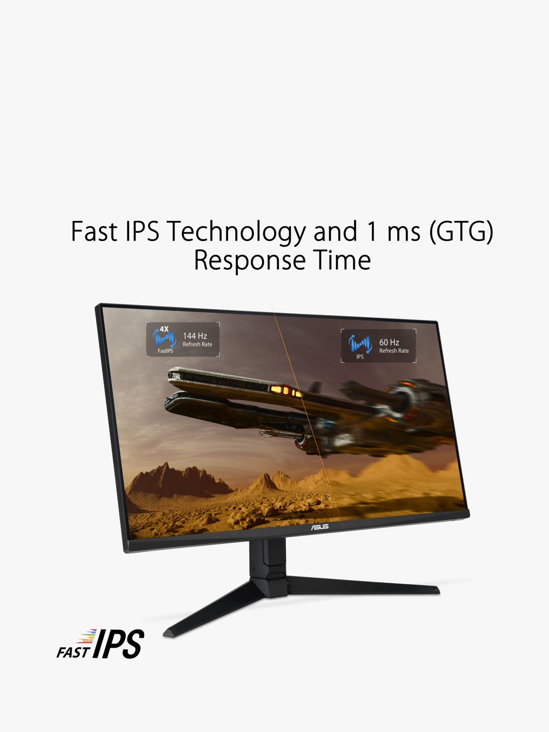 28 Gaming Monitor With UHD resolution and 144hz refresh rate