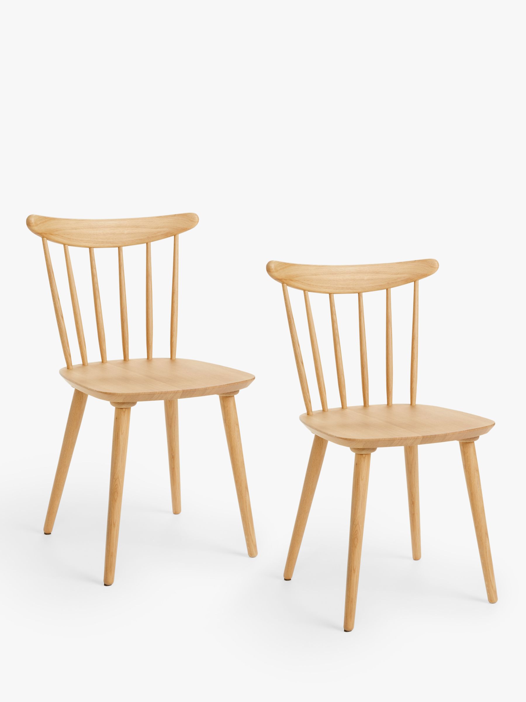 Photo of John lewis anyday spindle dining chair set of 2 fsc-certified -beech wood-