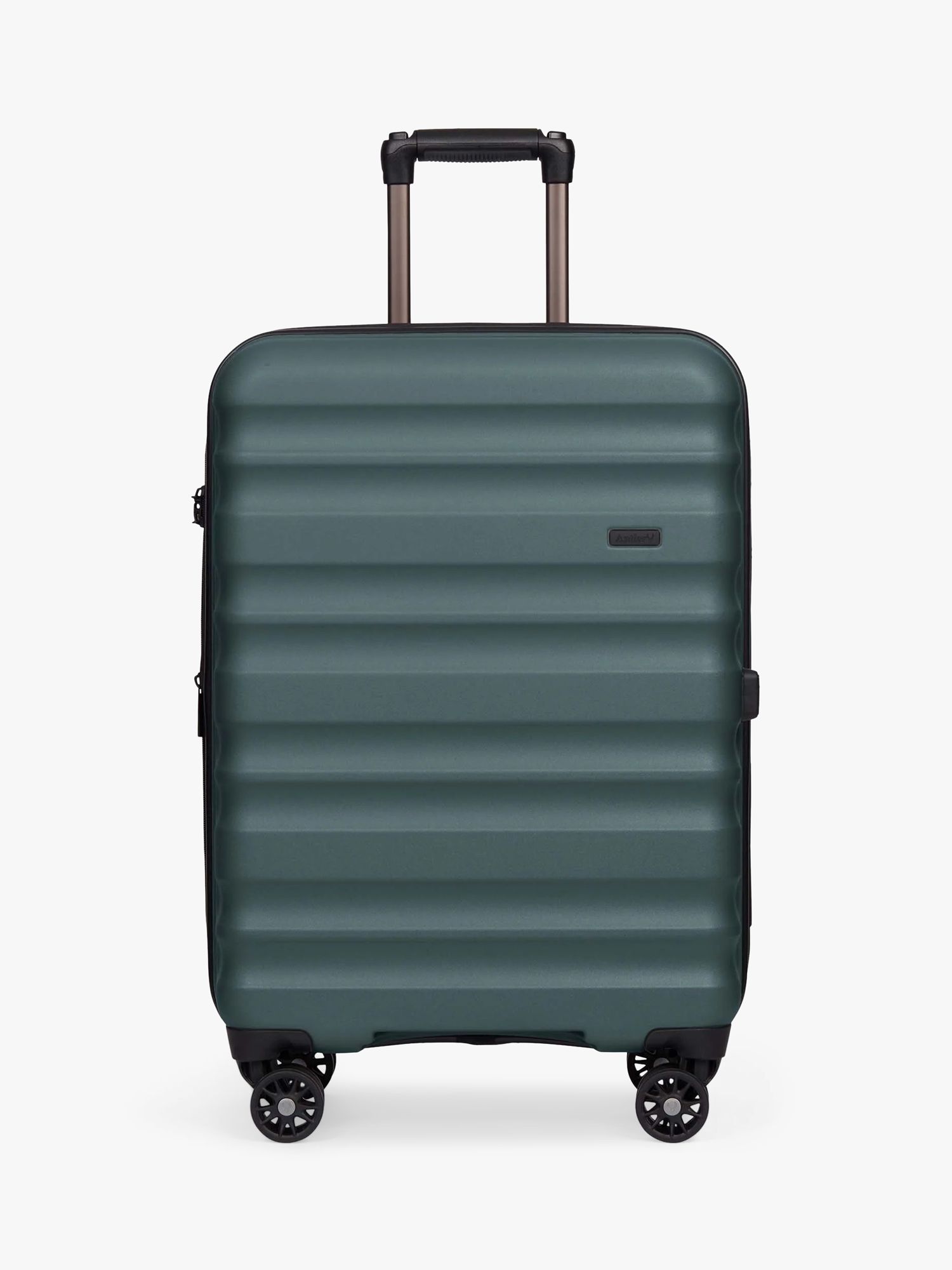Antler Clifton 4-Wheel 68cm Medium Expandable Suitcase, Green
