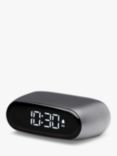Lexon Minut LCD Digital Alarm Clock, Grey
