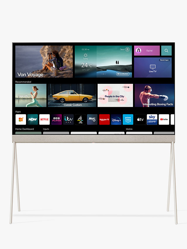 LG Objet Collection Posé 48LX1Q6LA (2022) OLED HDR 4K Ultra HD Smart TV, 48 inch with All Around-Design, Calming Beige