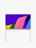 LG Objet Collection Posé 42LX1Q6LA (2022) OLED HDR 4K Ultra HD Smart TV, 42 inch with All Around-Design, Calming Beige