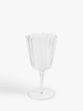 John Lewis Scalloped Wine Glass, 226ml, Clear