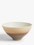 John Lewis Two Tone Stoneware Footed Bowl, 14.3cm, Natural