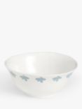 John Lewis Flora Fine China Cereal Bowl, 14.8cm, Blue/Multi