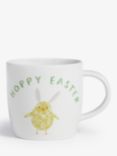 John Lewis Kids' 'Hoppy Easter' Fine China Mug, 260ml, Yellow/Multi
