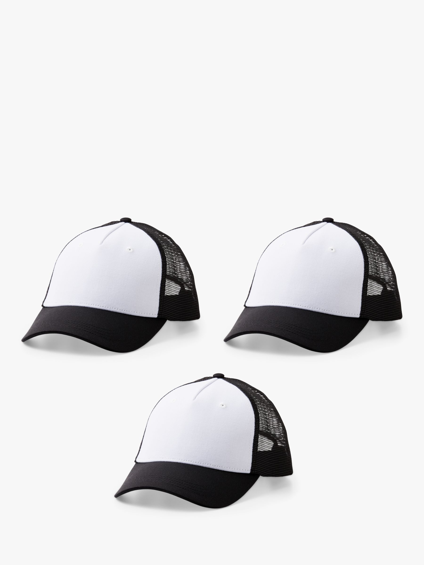 Cricut Trucker Hat Blank, Black/White