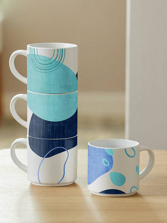 Cricut Mug Press Ceramic Mug Blank, White, 4x 300ml