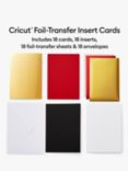 Cricut Foil Transfer Insert Cards, Pack of 18, Royal Flush (R10), L12.4 x W8.9cm