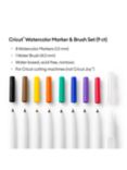Cricut Watercolour Marker and Brush Set, Pack of 9