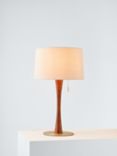 John Lewis Contour Table Lamp, Brown/Gold