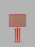 John Lewis + Matthew Williamson Candy Stripe Table Lamp, Red/Pink
