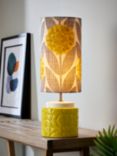 Orla Kiely Blossom Table Lamp, Yellow