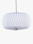 John Lewis Issie Grande Easy-to-Fit Paper Ceiling Light, White