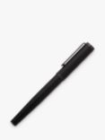 HUGO BOSS Herringbone Rollerball Pen, Dark Chrome