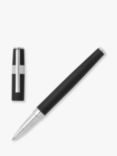 HUGO BOSS Gear Rollerball Pen, Black/Chrome