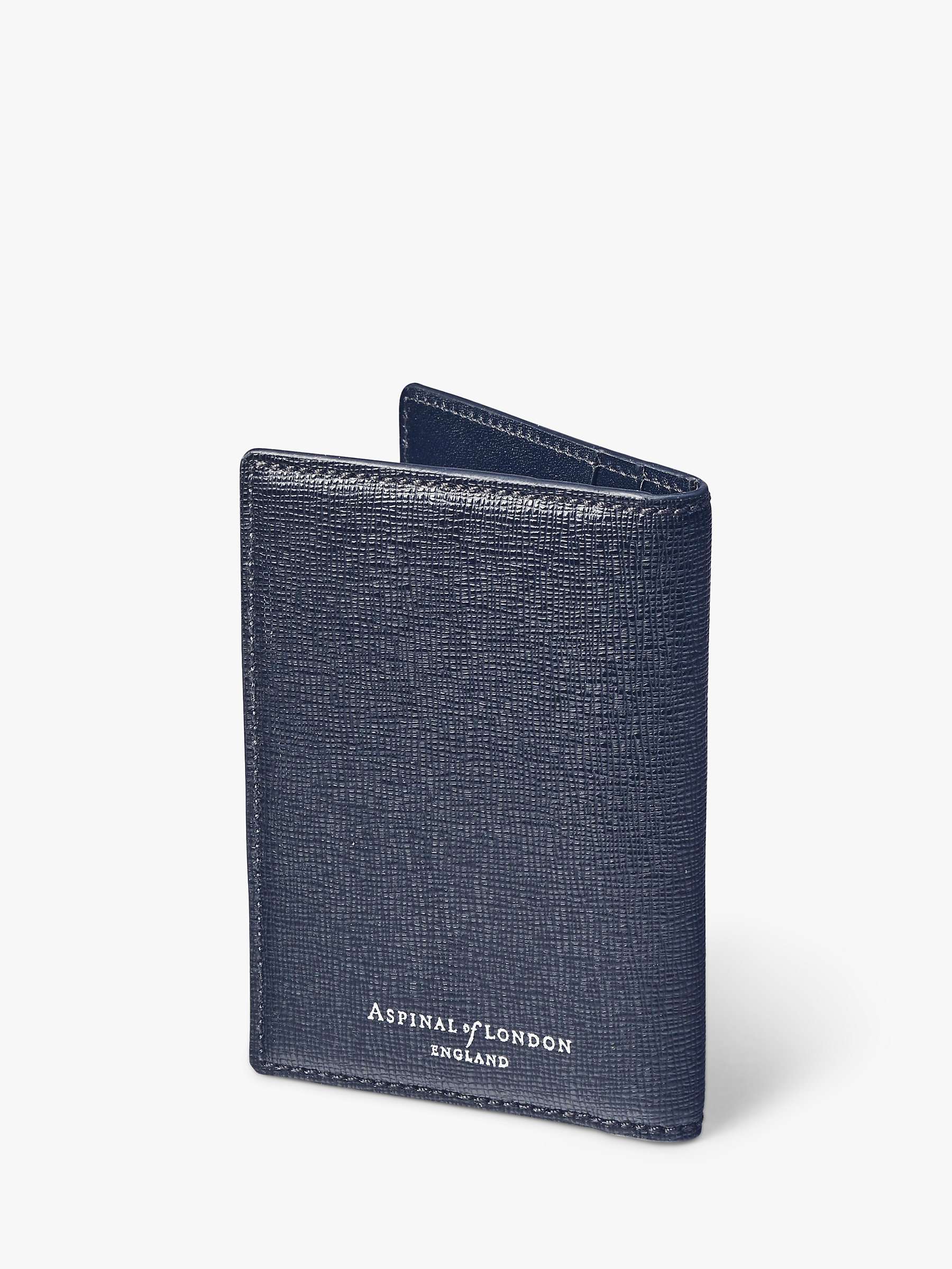 Buy Aspinal of London Double Fold Leather Credit Card Holder Online at johnlewis.com