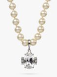 Eclectica Pre-Loved Swarovski Crystal Faux Pearl Necklace, Dated Circa 1980s