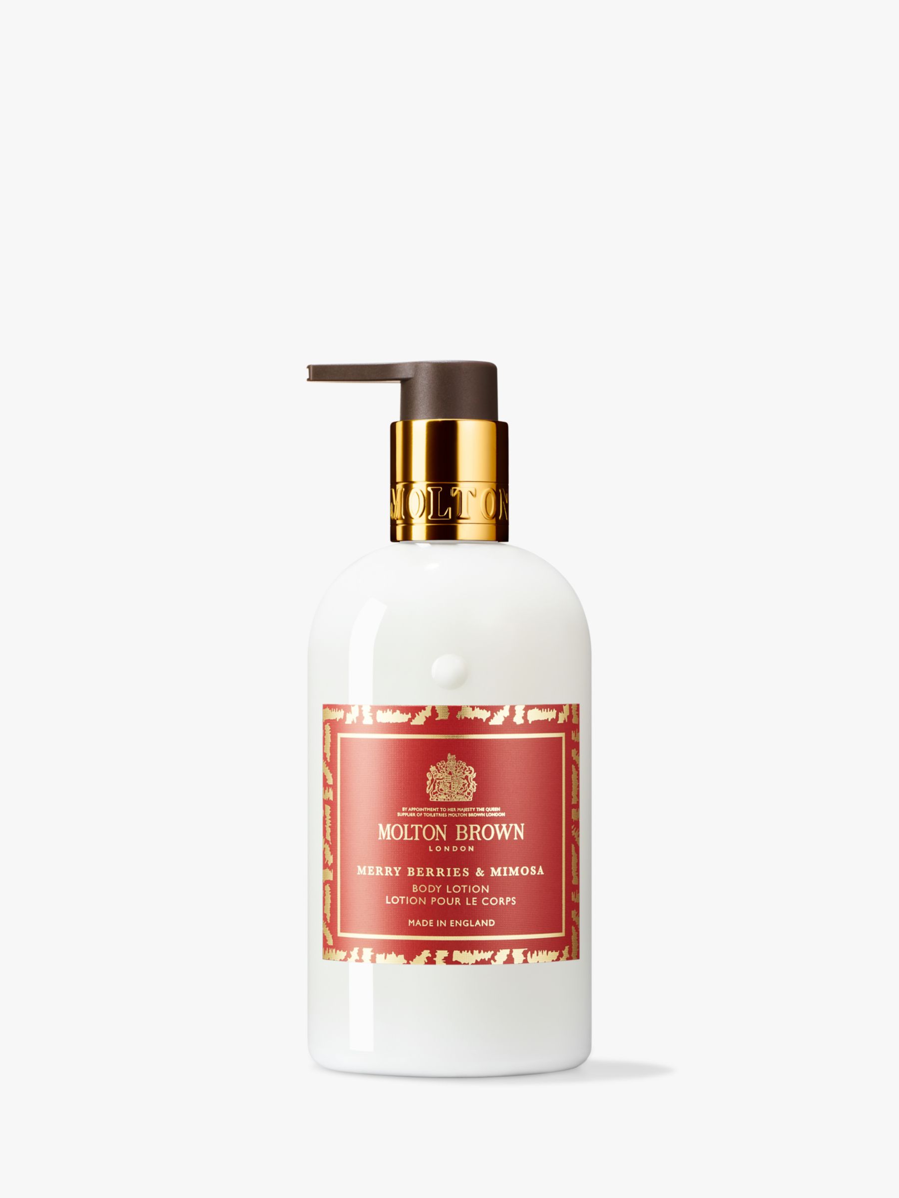 Molton Brown Merry Berries & Mimosa Body Lotion, 300ml at John Lewis ...