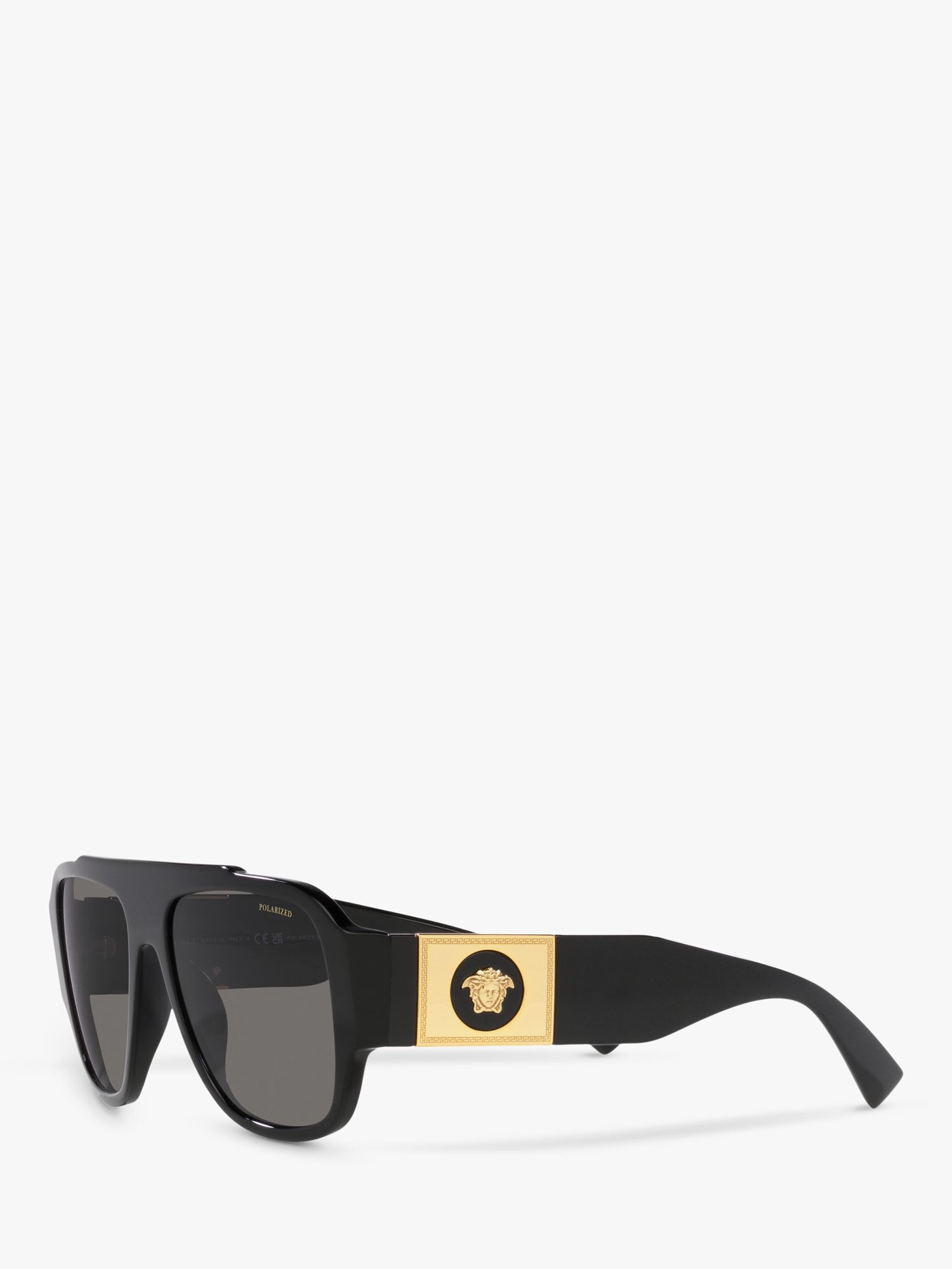 Buy Versace VE4436U Men's Polarised Pillow Sunglasses Online at johnlewis.com