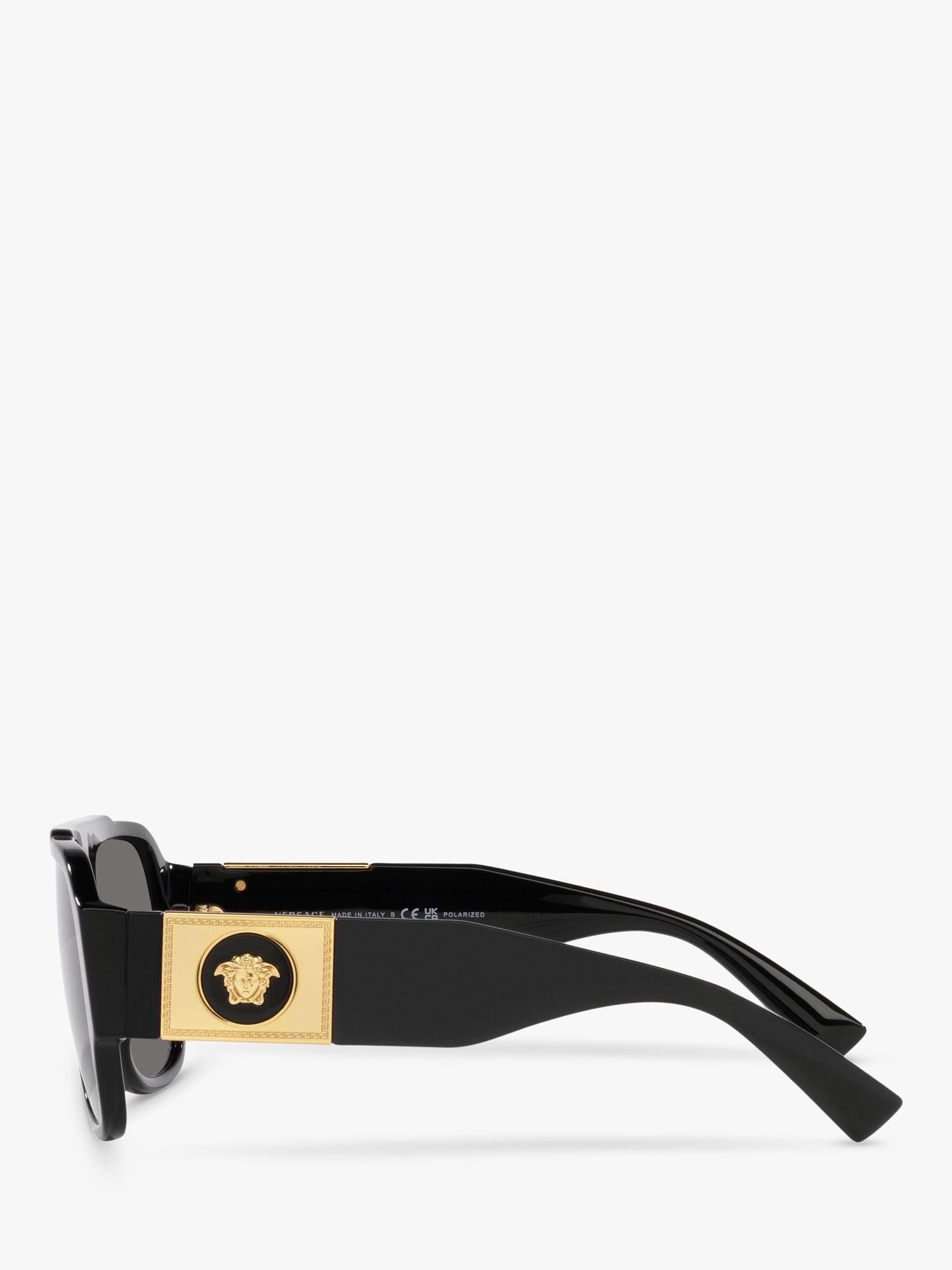 Buy Versace VE4436U Men's Polarised Pillow Sunglasses Online at johnlewis.com