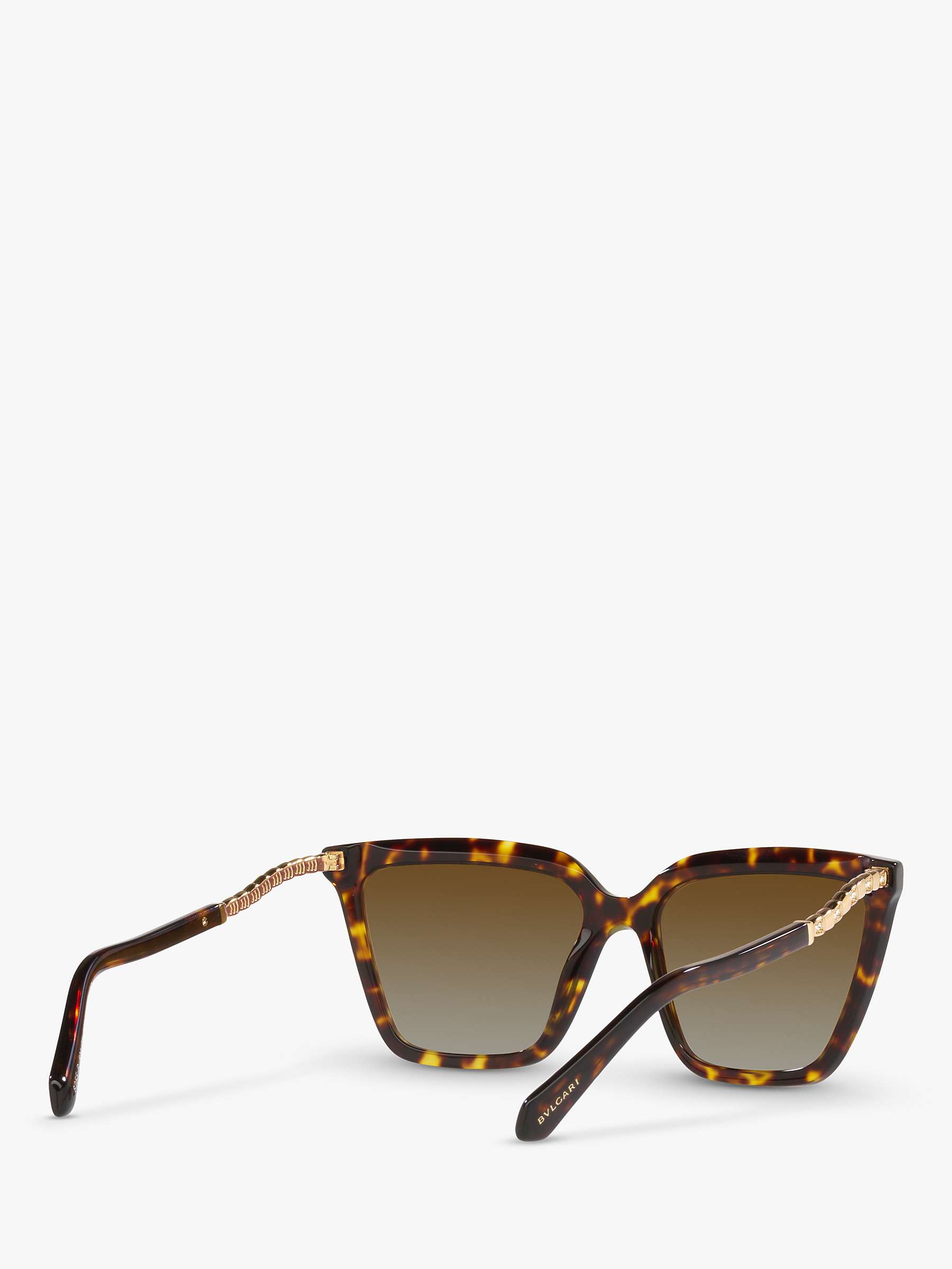 Buy BVLGARI BV8255B Women's Cat's Eye Sunglasses, Tortoise/Brown Gradient Online at johnlewis.com