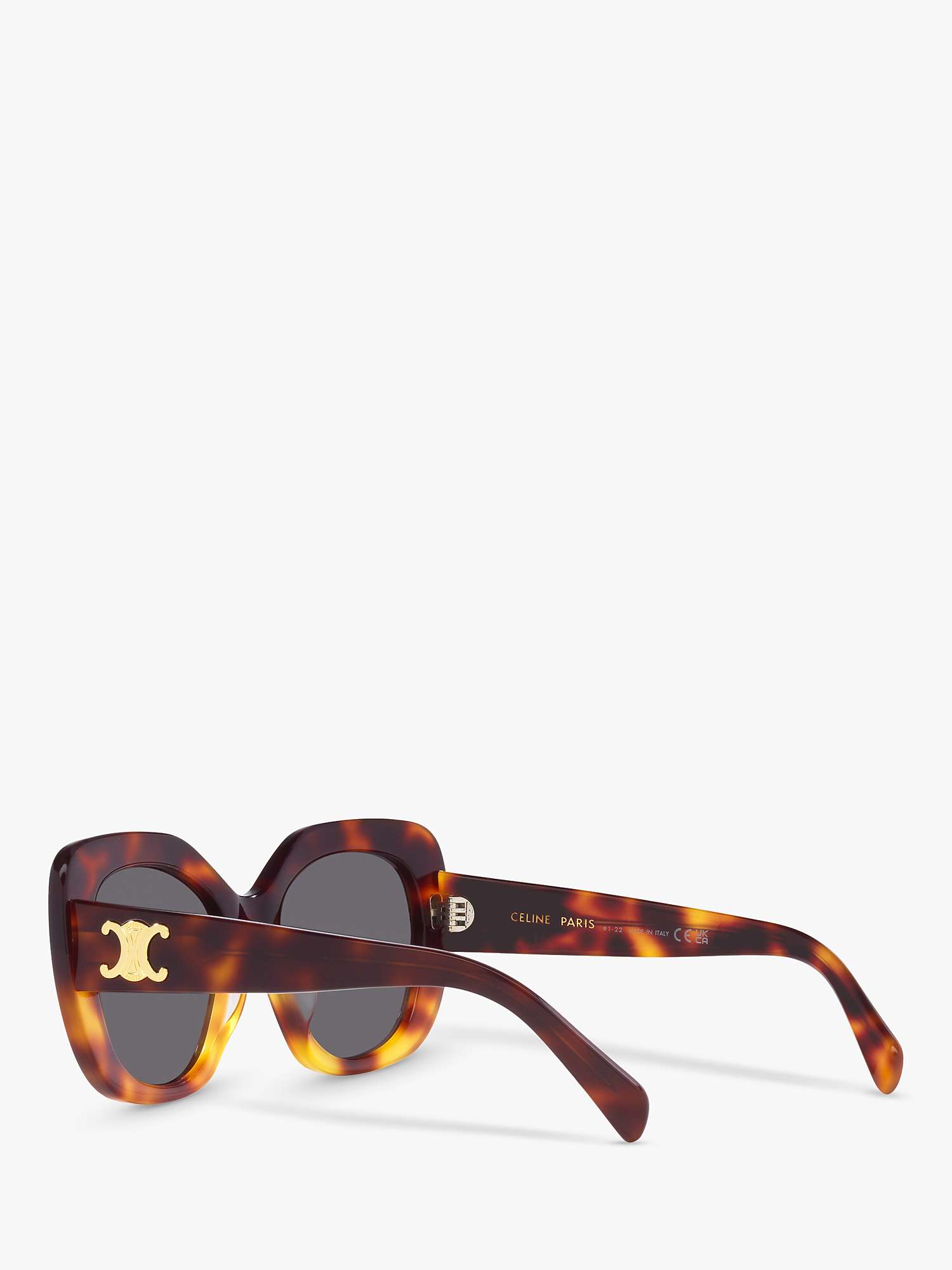 Buy Celine CL40226U Women's Butterfly Sunglasses, Tortoise/Grey Online at johnlewis.com