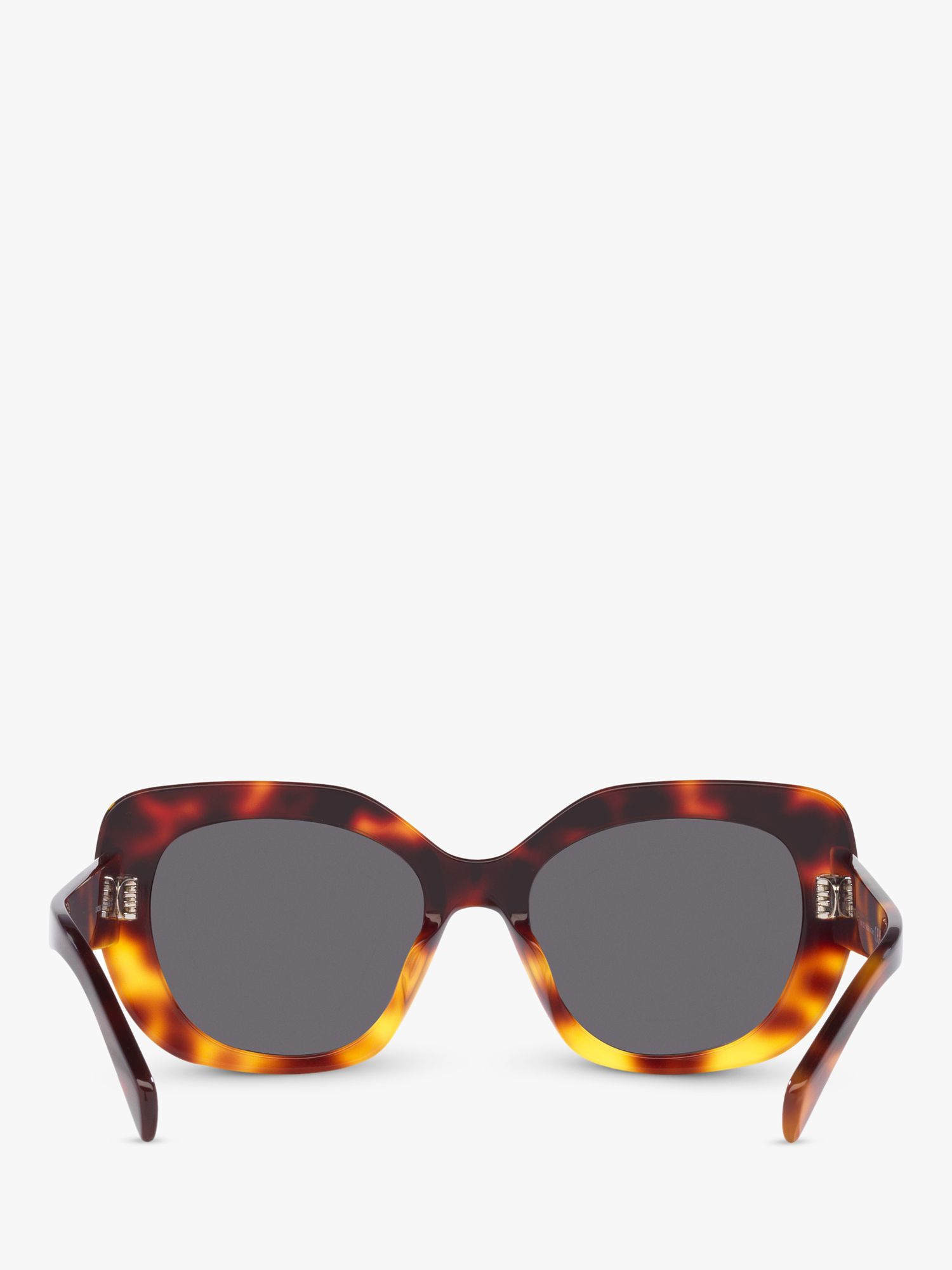 Celine CL40226U Women's Butterfly Sunglasses, Tortoise/Grey at John ...
