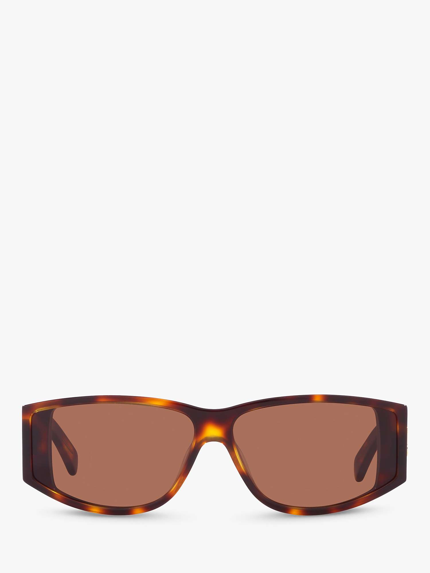 Buy Celine CL40227U Women's Rectangular Sunglasses, Tortoise Blonde/Brown Online at johnlewis.com