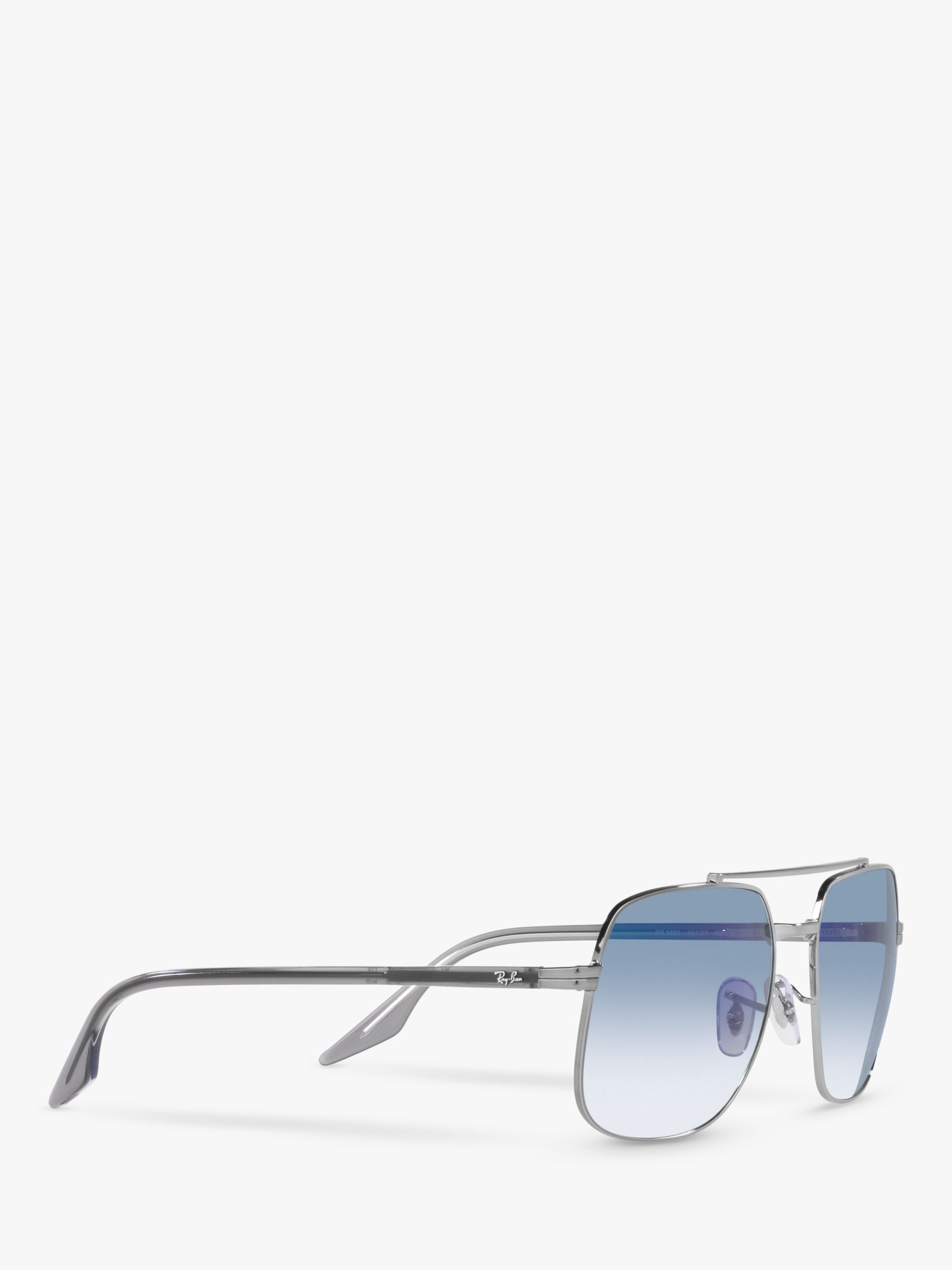 Buy Ray-Ban RB3699 Men's Square Sunglasses, Gunmetal Online at johnlewis.com