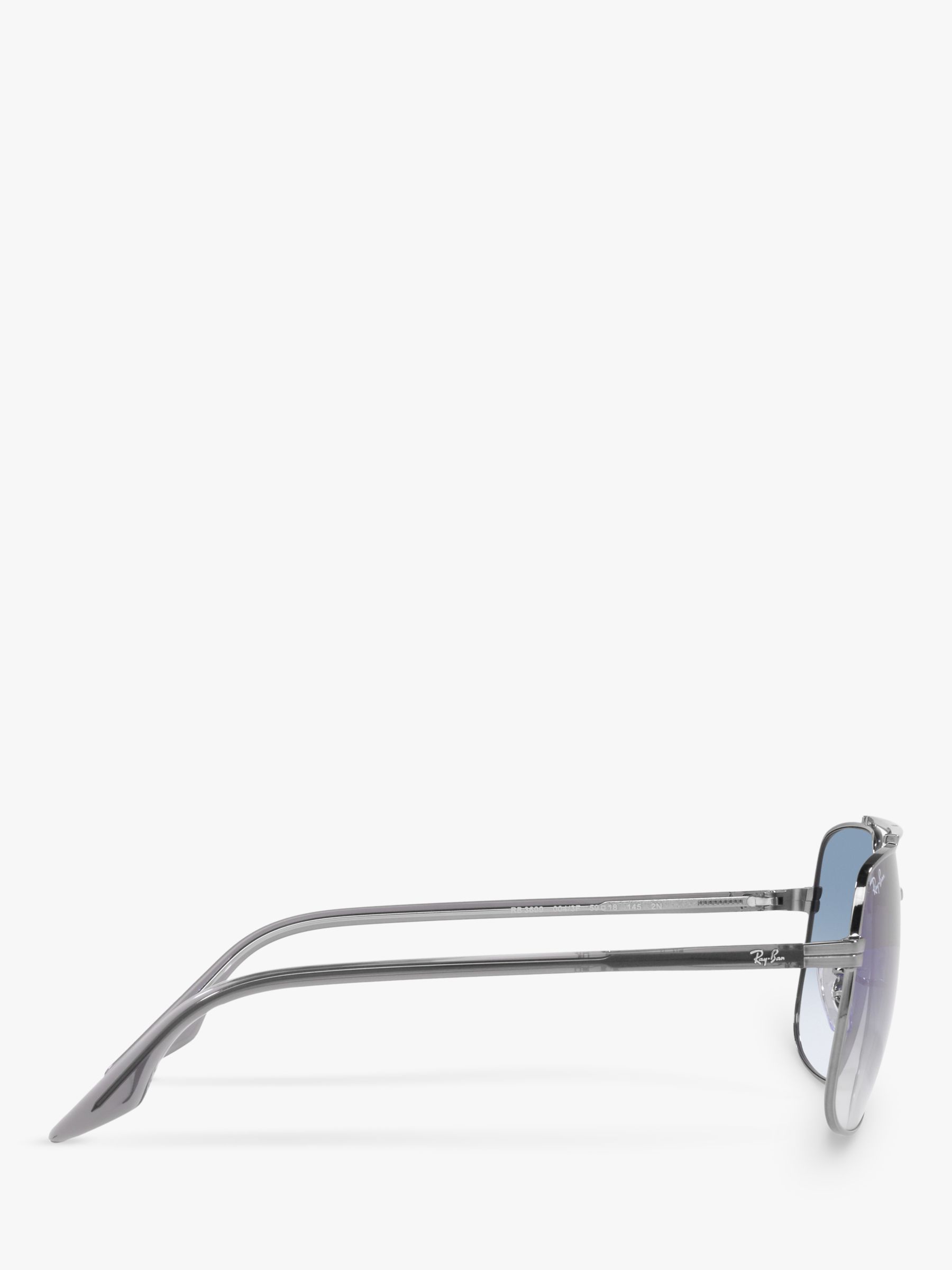 Buy Ray-Ban RB3699 Men's Square Sunglasses, Gunmetal Online at johnlewis.com