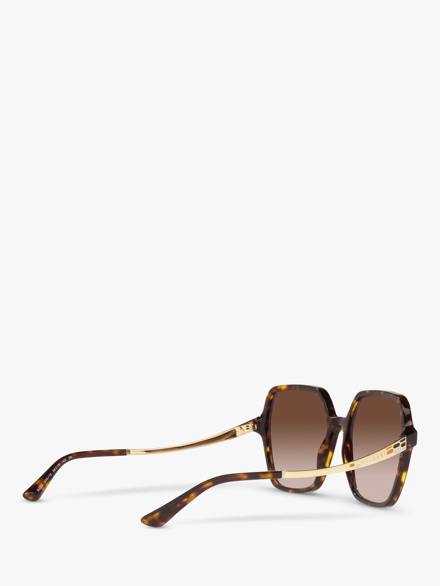 Buy BVLGARI BV8252 Women's Irregular Sunglasses Online at johnlewis.com