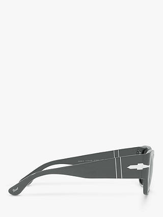 Persol PO3308S Unisex Polarised Square Sunglasses, Grey