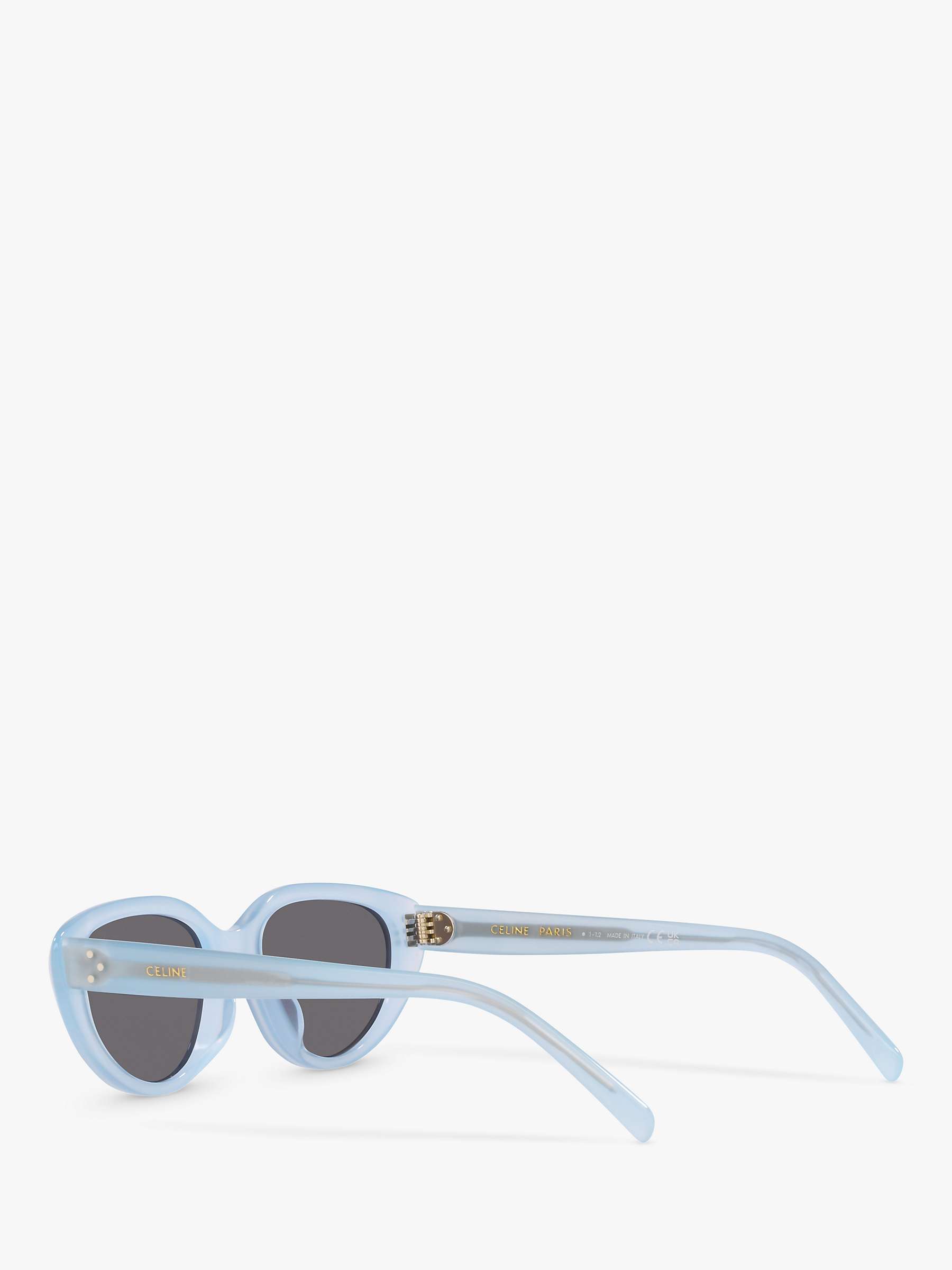 Buy Celine CL40220U Women's Cat's Eye Sunglasses, Light Blue/Grey Online at johnlewis.com