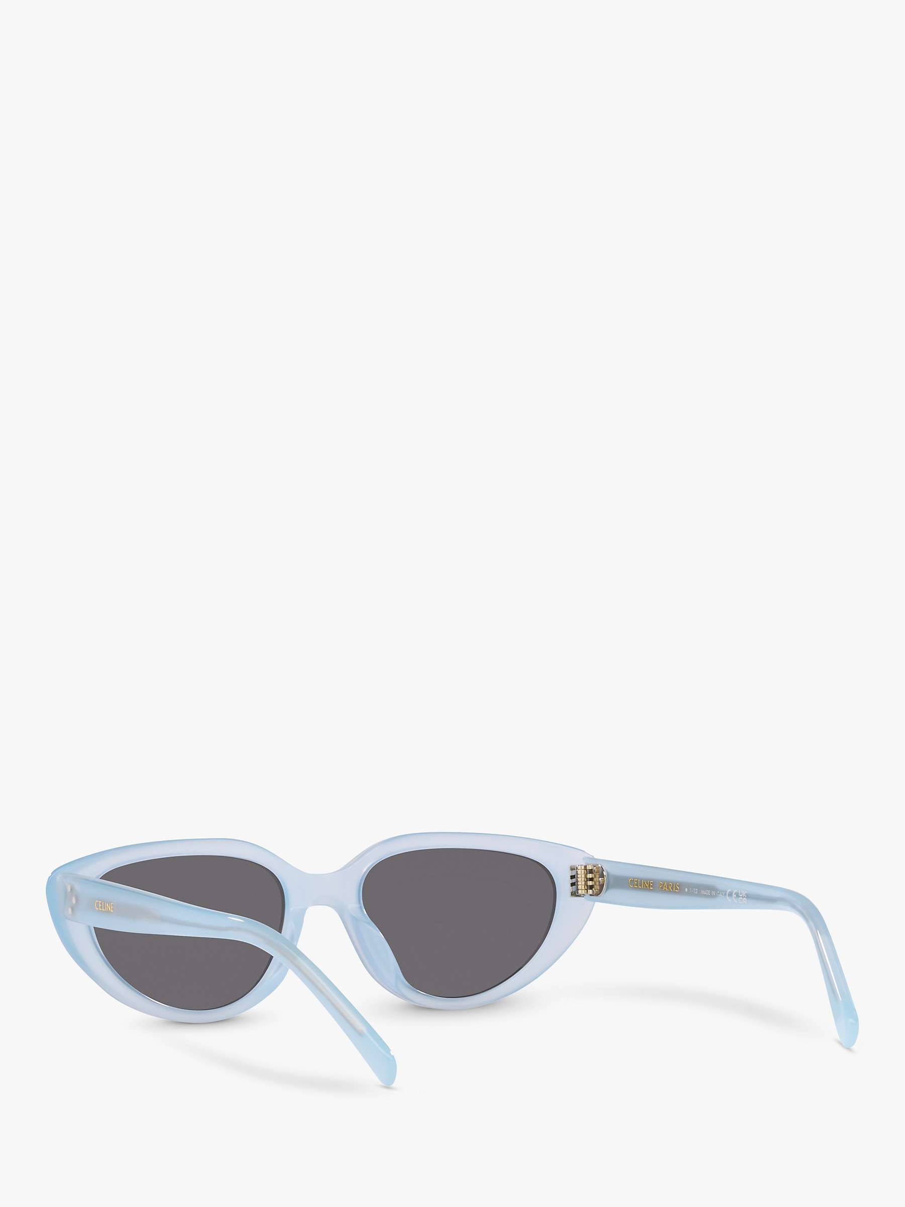 Buy Celine CL40220U Women's Cat's Eye Sunglasses, Light Blue/Grey Online at johnlewis.com