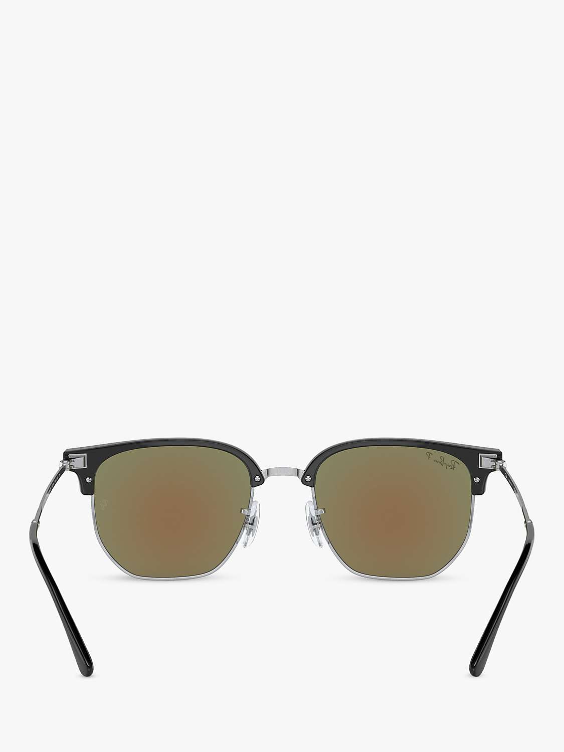 Buy Ray-Ban RB8265 Irregular Sunglasses, Black/Silver Online at johnlewis.com