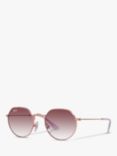 Ray-Ban Junior RJ9565S Unisex Jack Sunglasses, Rose Gold/Pink Gradient