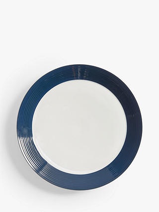 John Lewis ANYDAY Ripple Porcelain Dinner Plate, 27cm