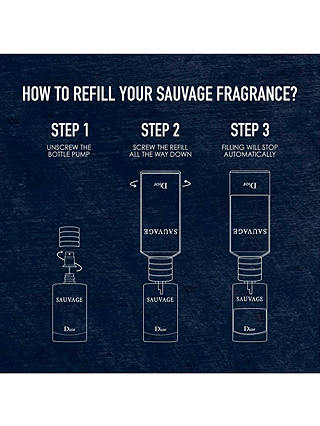 DIOR Sauvage Parfum Refill, 300ml 3