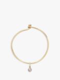 Recognised Freedom Pearl Popon Bangle, Gold/Pink