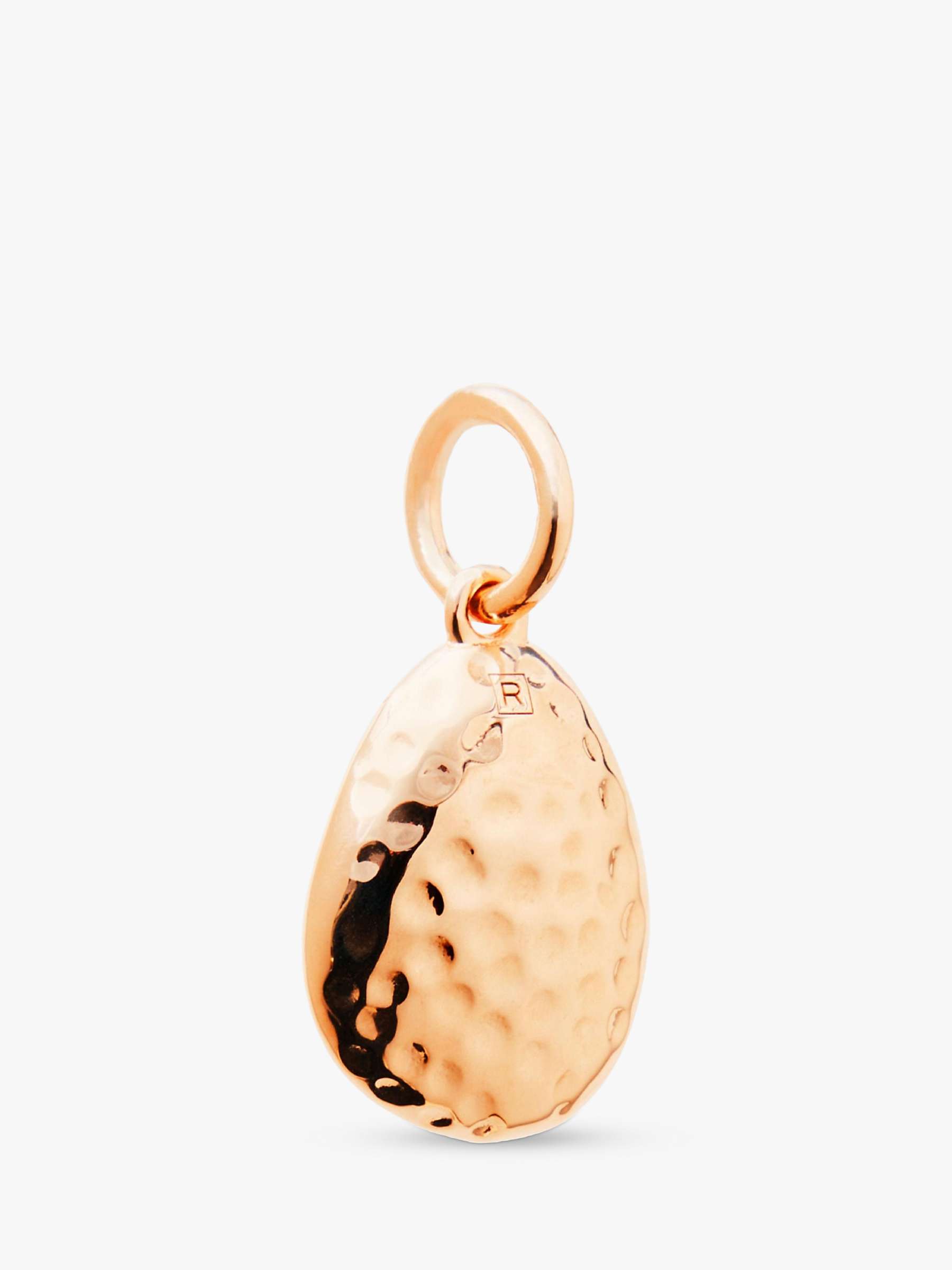 Buy Recognised Hammered Pebble Popon Pendant Charm Online at johnlewis.com