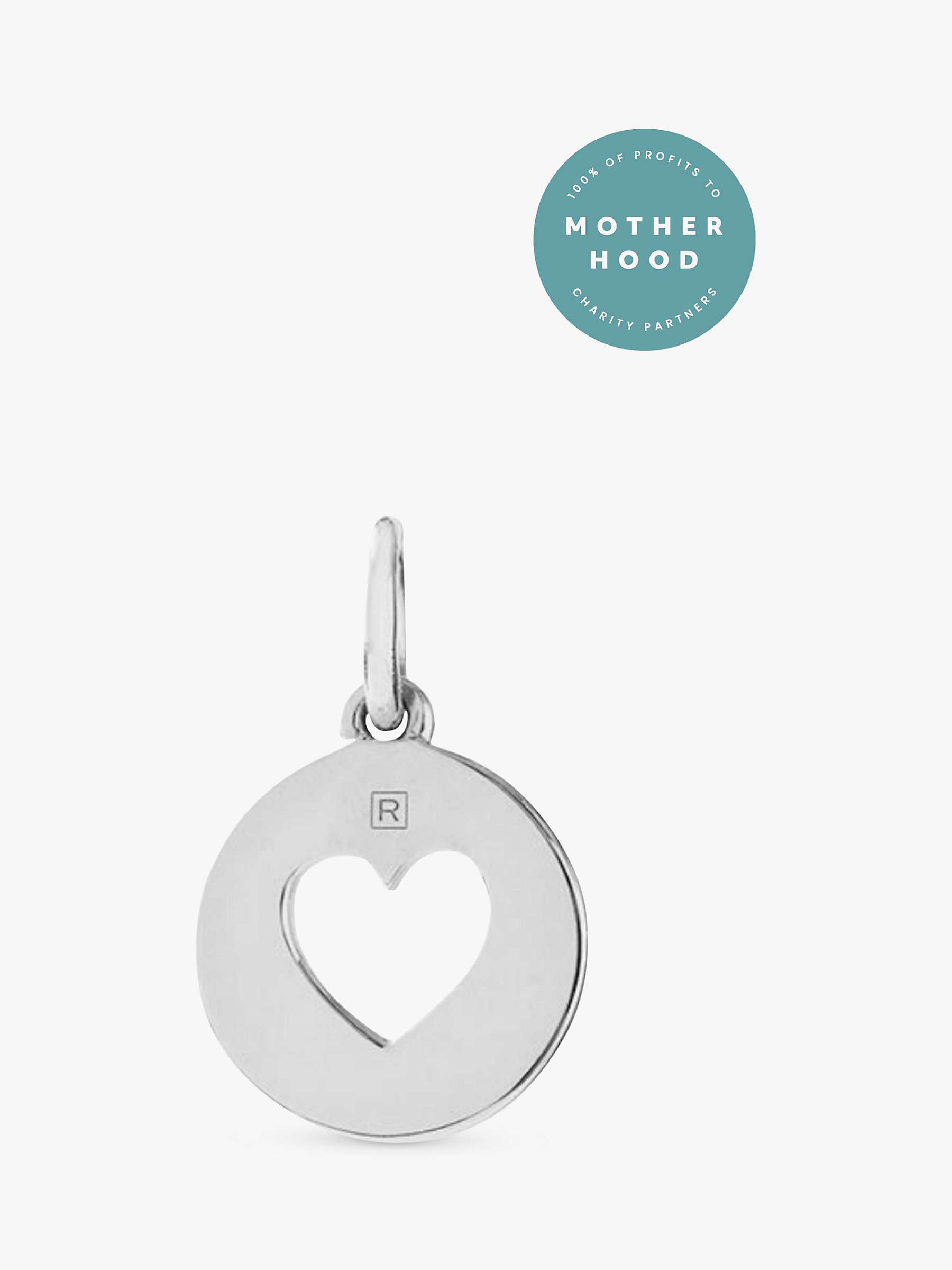 Buy Recognised Heart Popon Pendant Necklace, Silver Online at johnlewis.com
