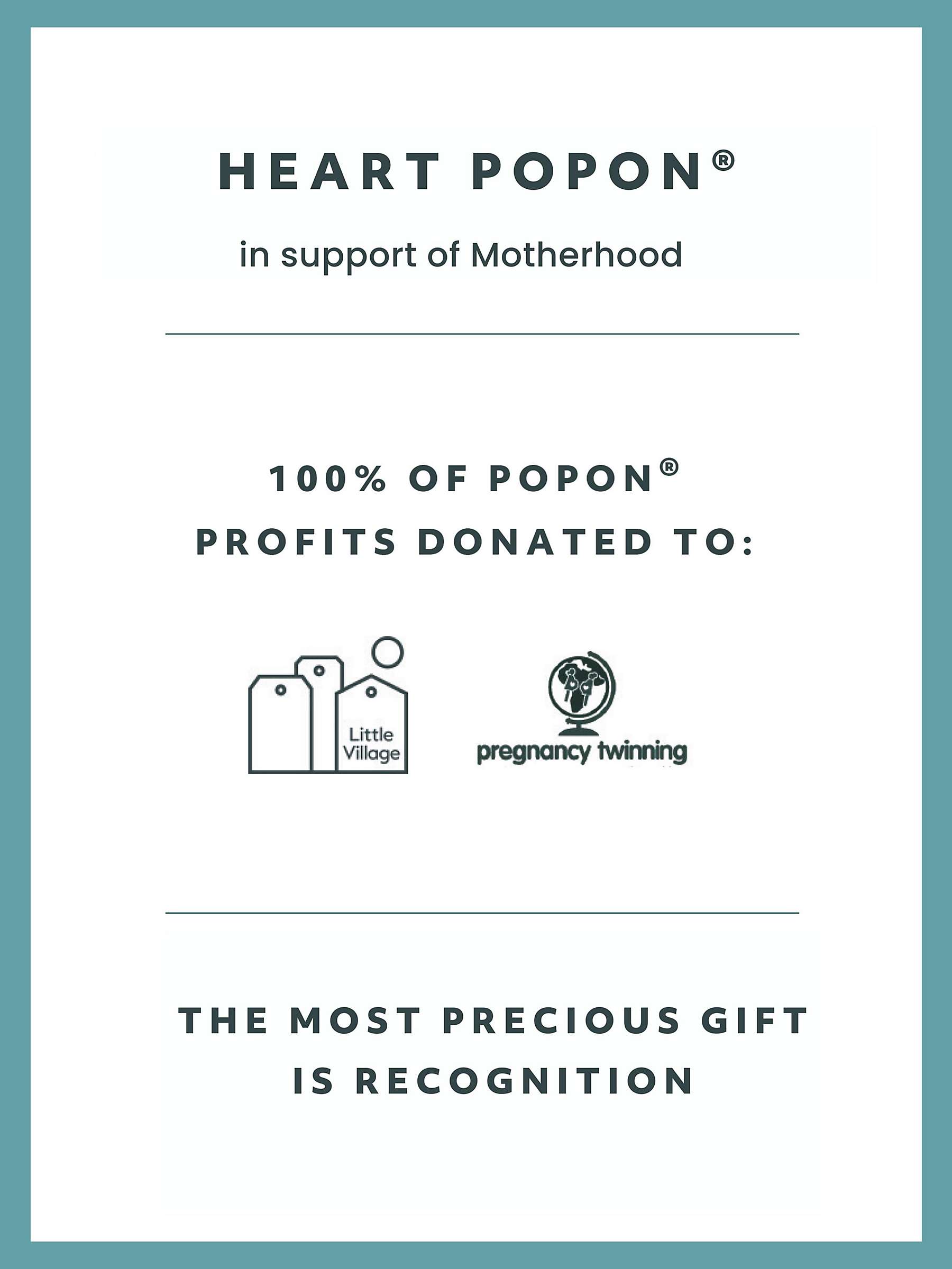 Buy Recognised Heart Popon Pendant Necklace, Silver Online at johnlewis.com